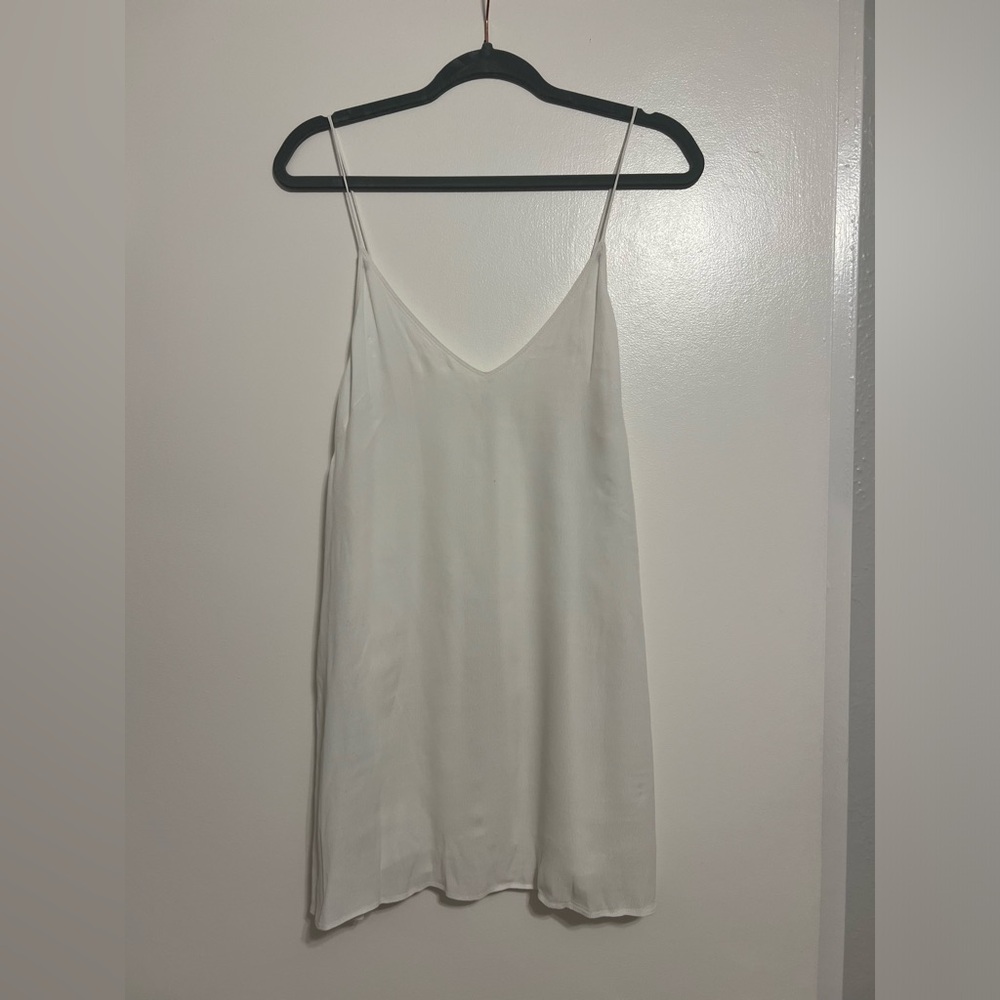 Wilfred free white mini dress